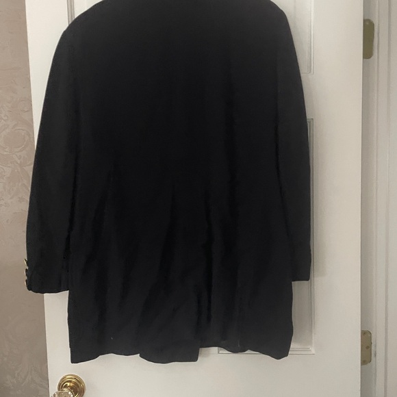 Escada Sport 42 Navy Blazer coat crest 12 - Picture 14 of 15